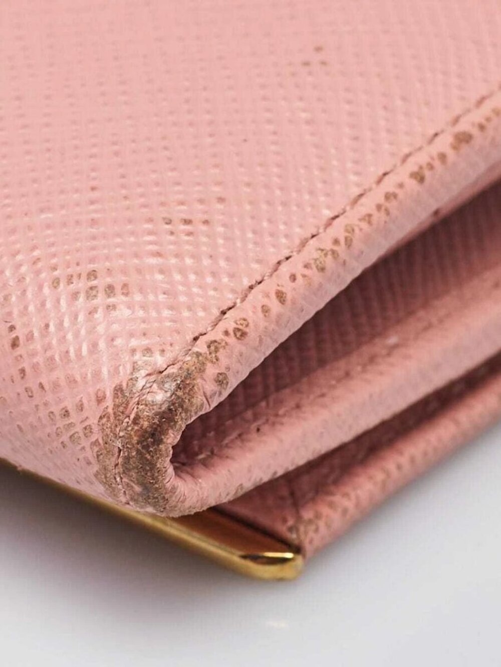 Prada Orchidea Saffiano Metal Leather Continental Wallet 1mh132 View 4